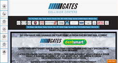 Desktop Screenshot of gatescollision.com